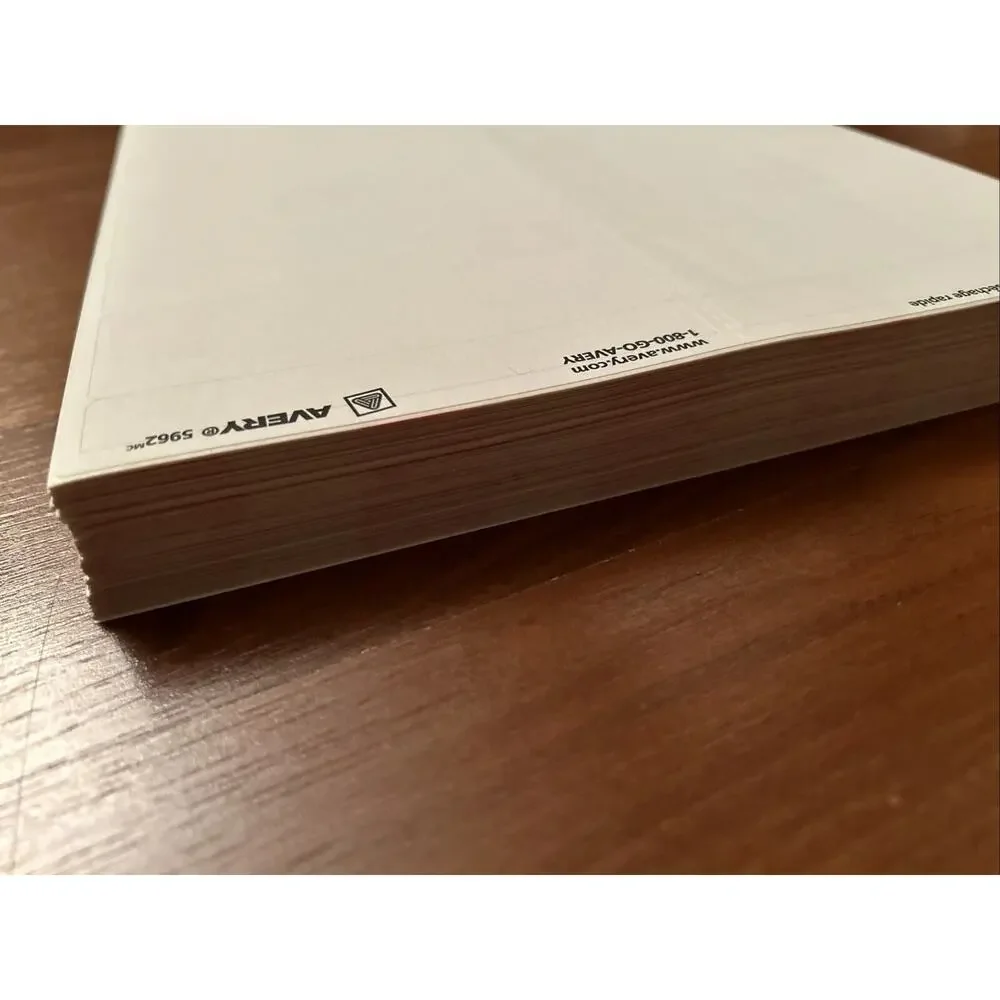 Avery 5962 Easy Peel Laser Printer Address Labels 1-1/3